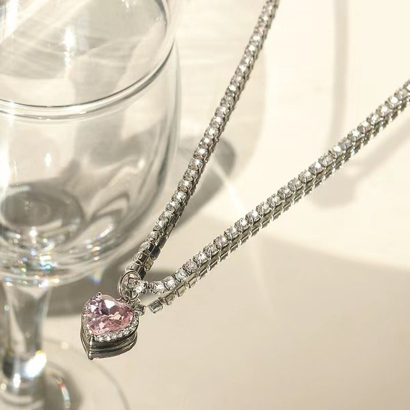 Collar de amor en rosa